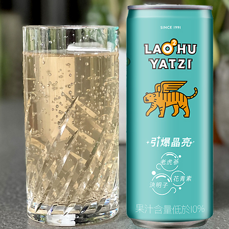 老虎牙子-決明有氧(白葡萄柚果味)機能氣泡飲／箱