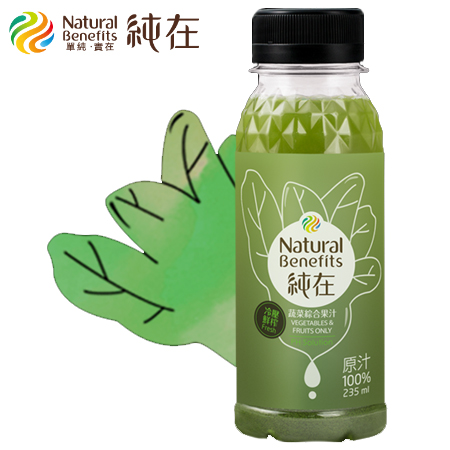 純在-蔬菜綜合果汁 (小罐)／6罐 (235ml)