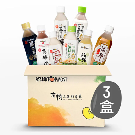 統洋-統洋飲品禮盒／箱 (8瓶X3盒)